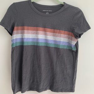 American Eagle striped tshirt